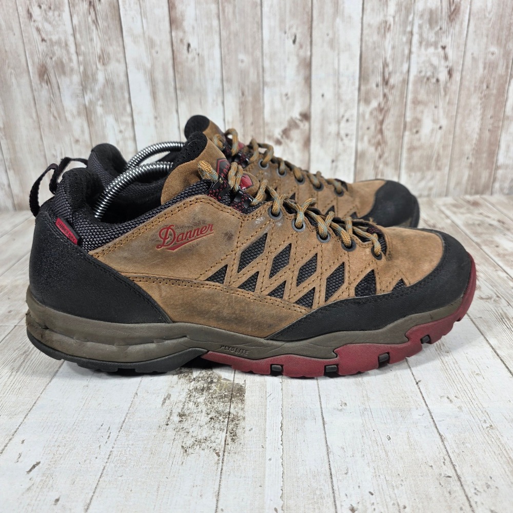 Danner‎ Vital Low Mens Hiking Shoes Brown Waterproof Leather Trail Sneakers